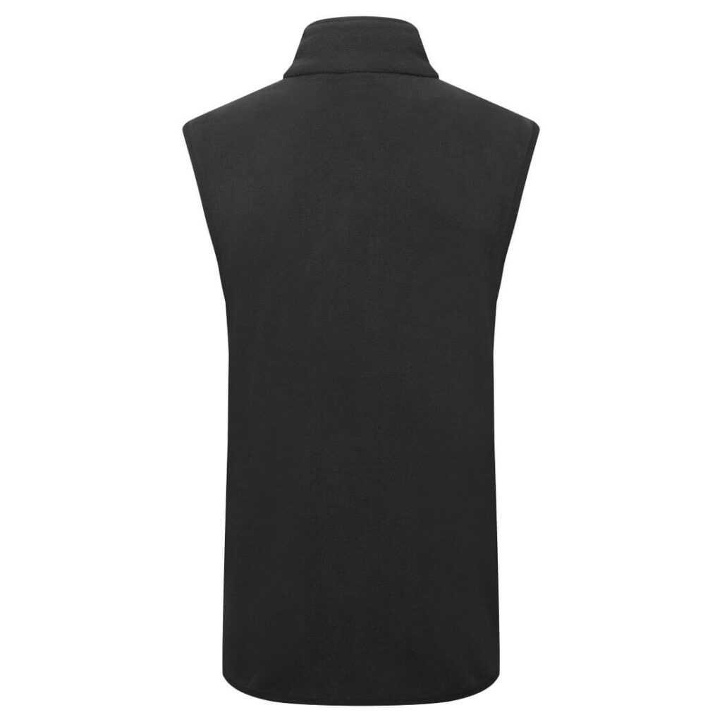 Portwest F417 Fleece Gilet - Black - Rear