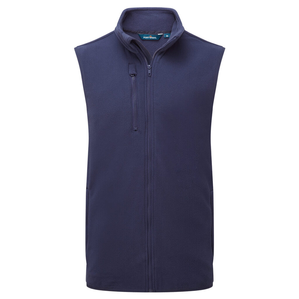 Portwest F417 Fleece Gilet - Navy - Front