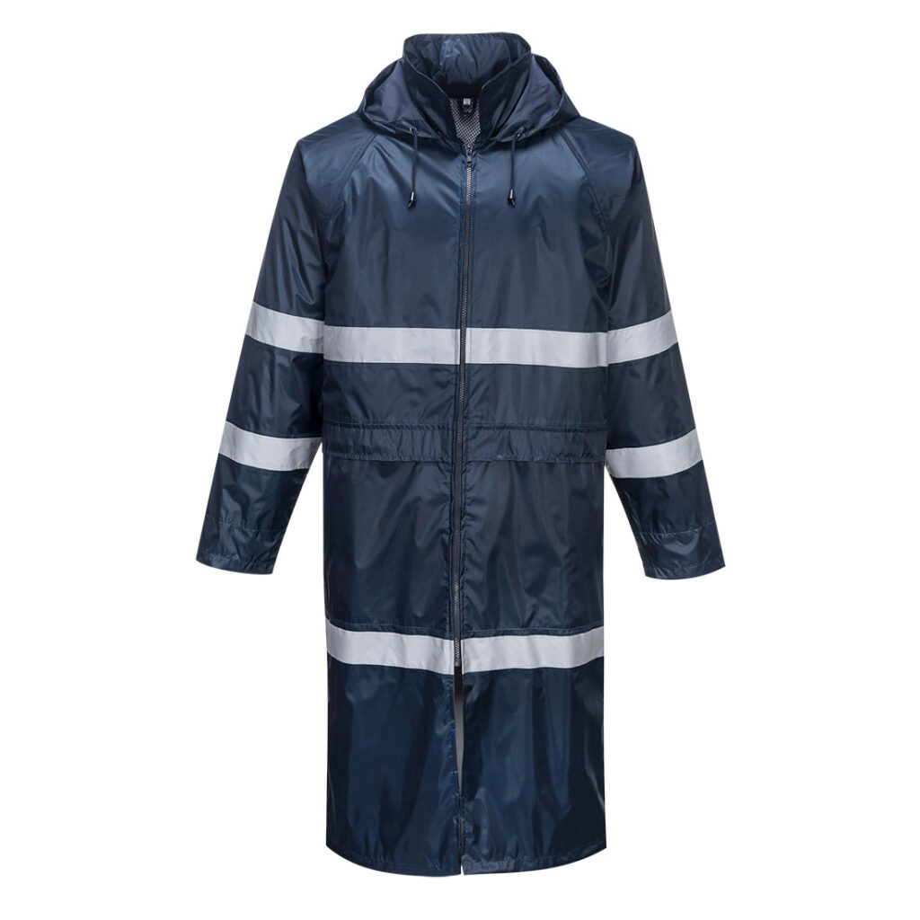 Portwest F438 Classic Iona Rain Coat - Navy