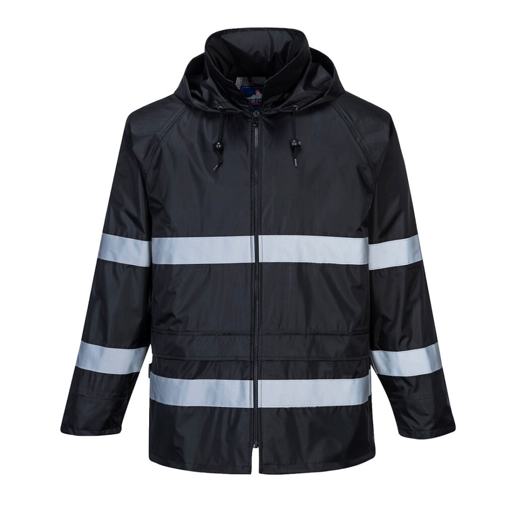 Portwest F440 Classic Iona Rain Jacket - Black