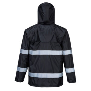Portwest F440 Classic Iona Rain Jacket - Black - Rear