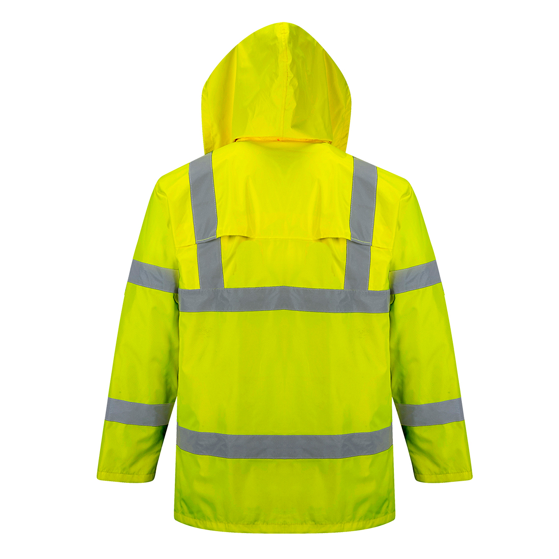 Portwest H440 Hi Vis Rain Jacket - Yellow - Rear