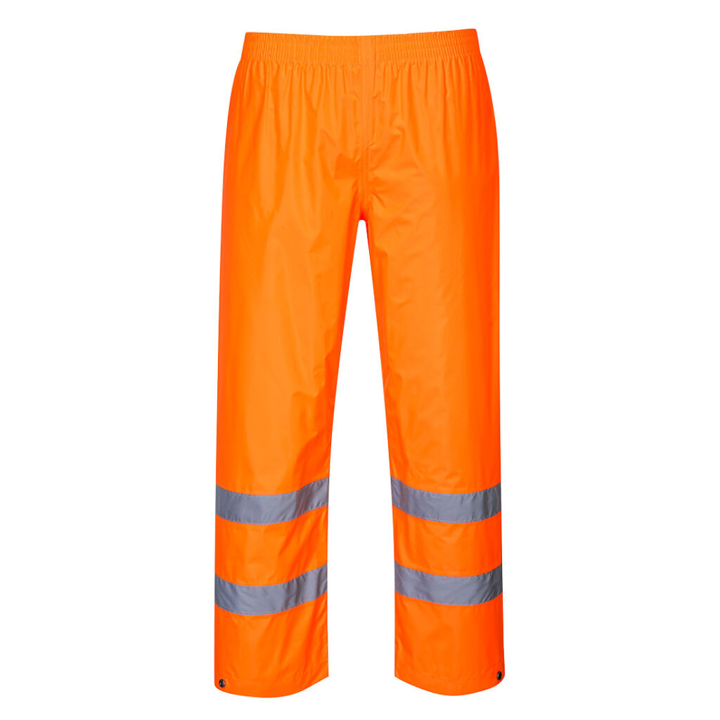 Portwest H441 Hi Vis Rain Trousers - Orange
