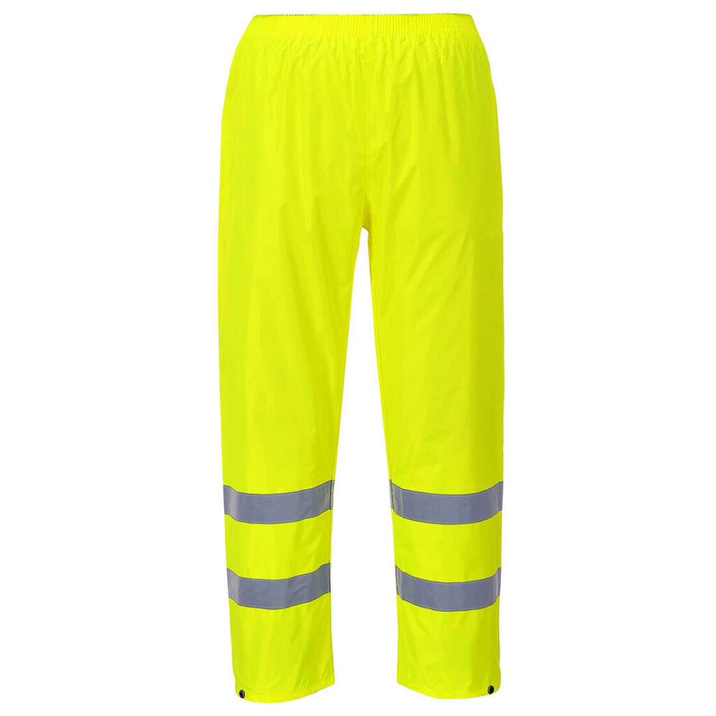 Portwest H441 Hi Vis Rain Trousers - Yellow