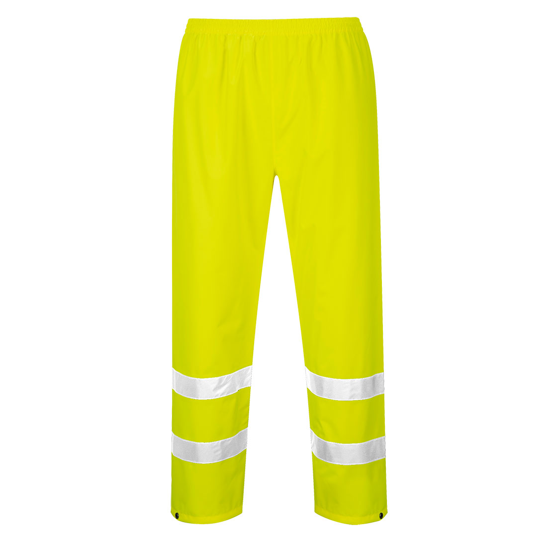 Portwest H441 Hi Vis Rain Trousers - Yellow - Rear