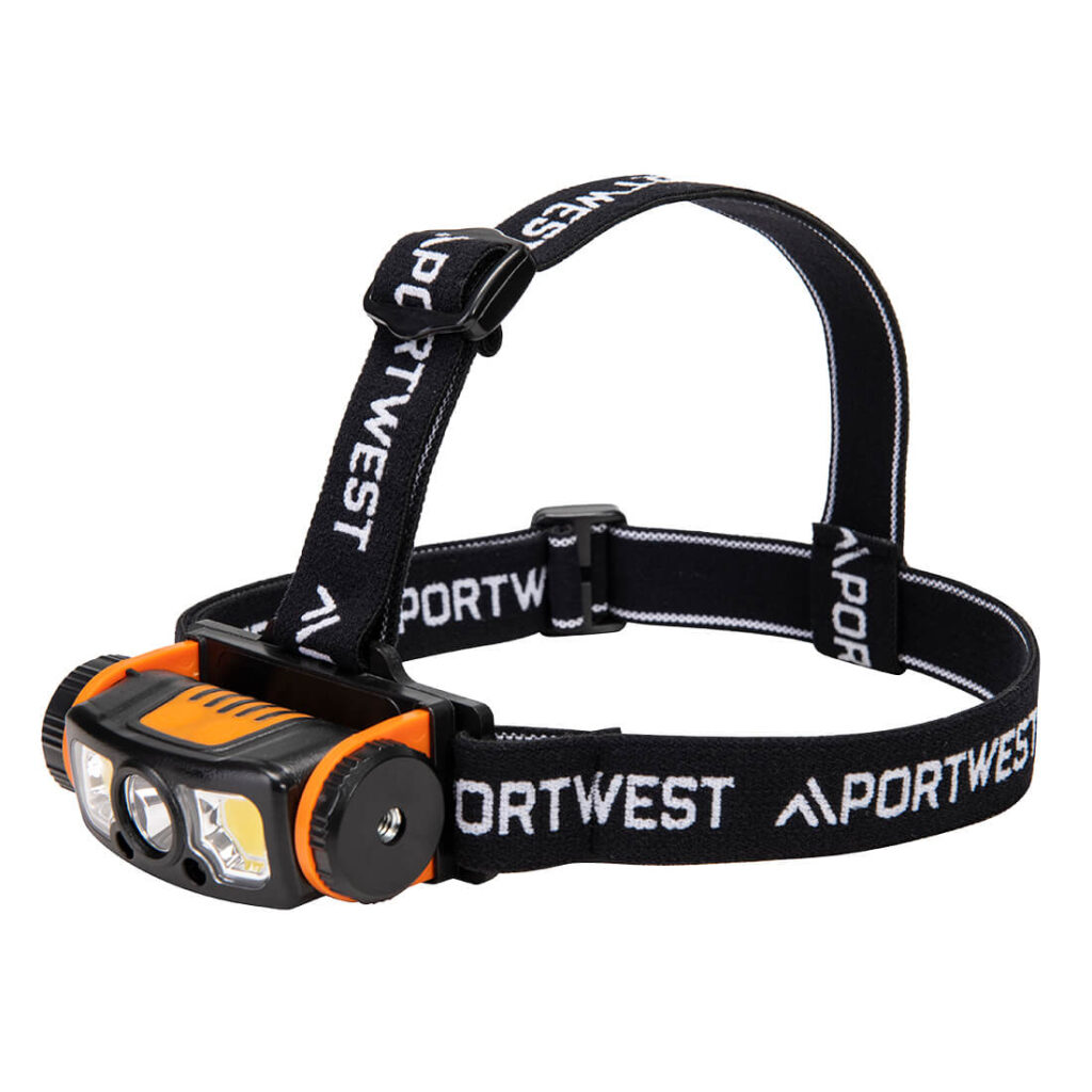 Portwest PA76 LED motion sensor USB head light