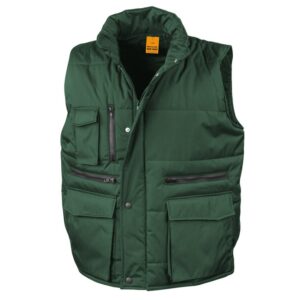 R127X Result Work-Guard Lance Bodywarmer - Green - Front