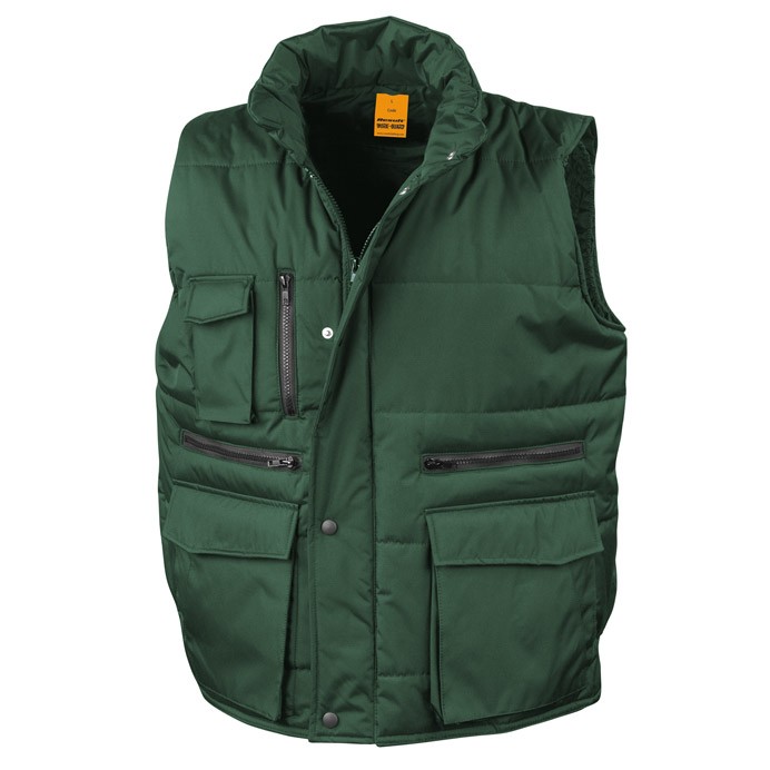 R127X Result Work-Guard Lance Bodywarmer - Green - Front