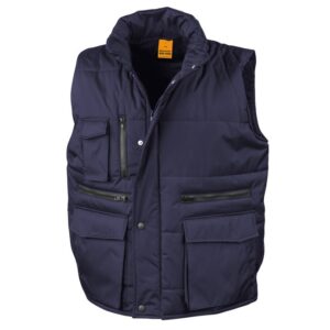 R127X Result Work-Guard Lance Bodywarmer - Navy - Front
