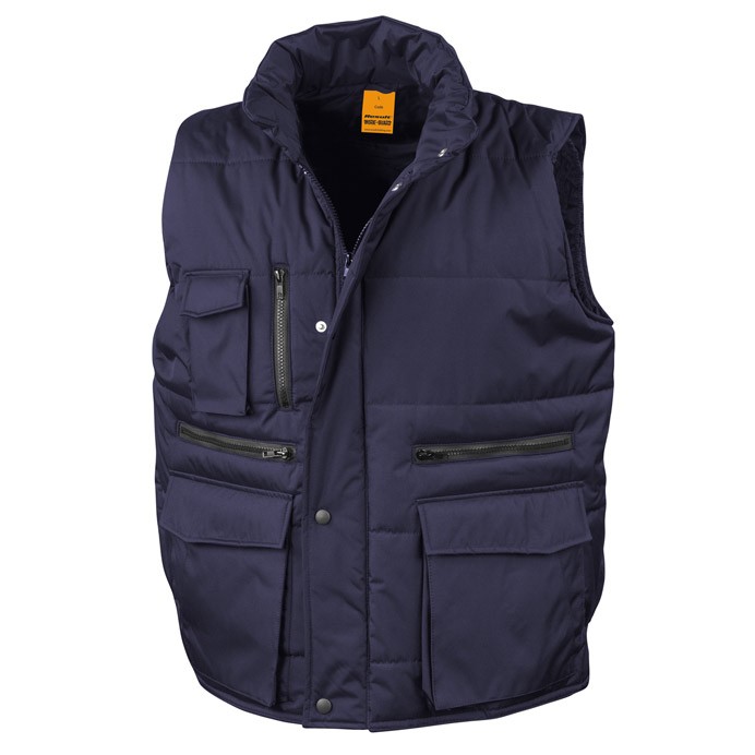R127X Result Work-Guard Lance Bodywarmer - Navy - Front