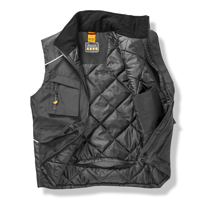 R306X Result Work-Guard Vostex Bodywarmer - Black - Inside