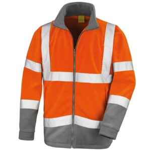 R329X Result Safe-Guard Safety Microfleece - Orange - Front