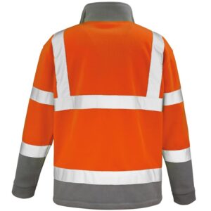 R329X Result Safe-Guard Safety Microfleece - Orange - Rear