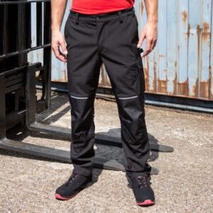 R473X Result Work Guard Slim Softshell Work Trouser - Front - Model