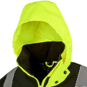 R475X Result Work-Guard Extreme Tech Printable Softshell Safety Coat - Yellow - Hood