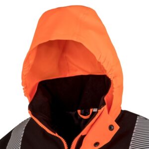 R475X Result Work-Guard Extreme Tech Printable Softshell Safety Coat - Orange - Hood