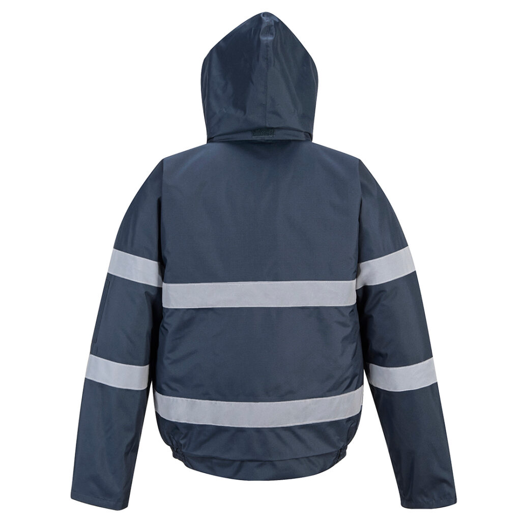Portwest S434 Iona Lite Winter Bomber Jacket - Navy - Rear