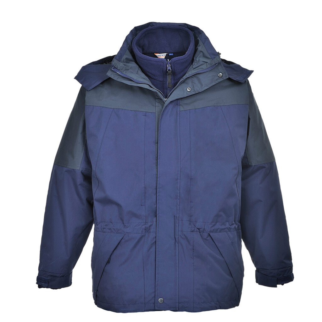 Portwest S570 Aviemore 3 in 1 Jacket - Navy - Front