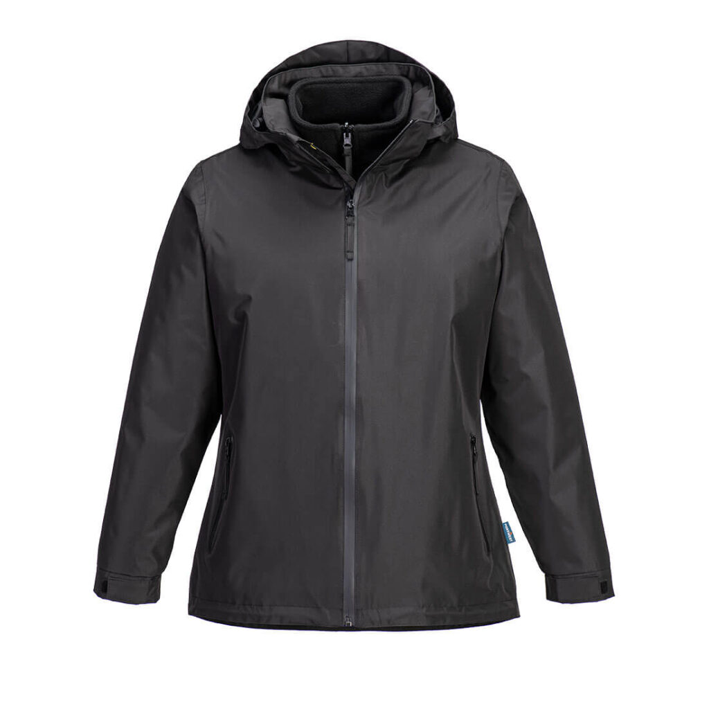 Portwest S574 Women's 3 in 1 Jacket - Black