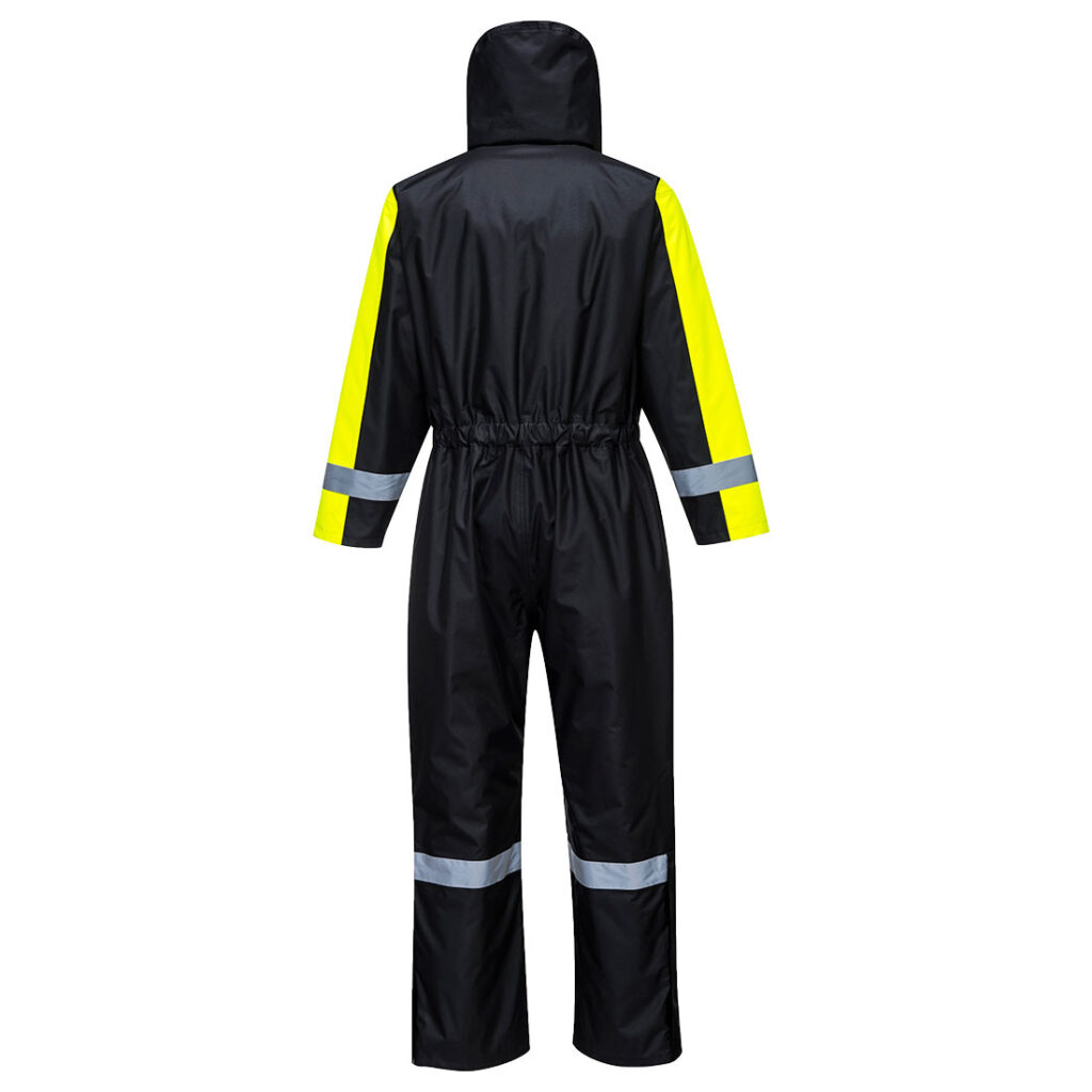 Portwest S585 Winter Coverall - Black - Rear