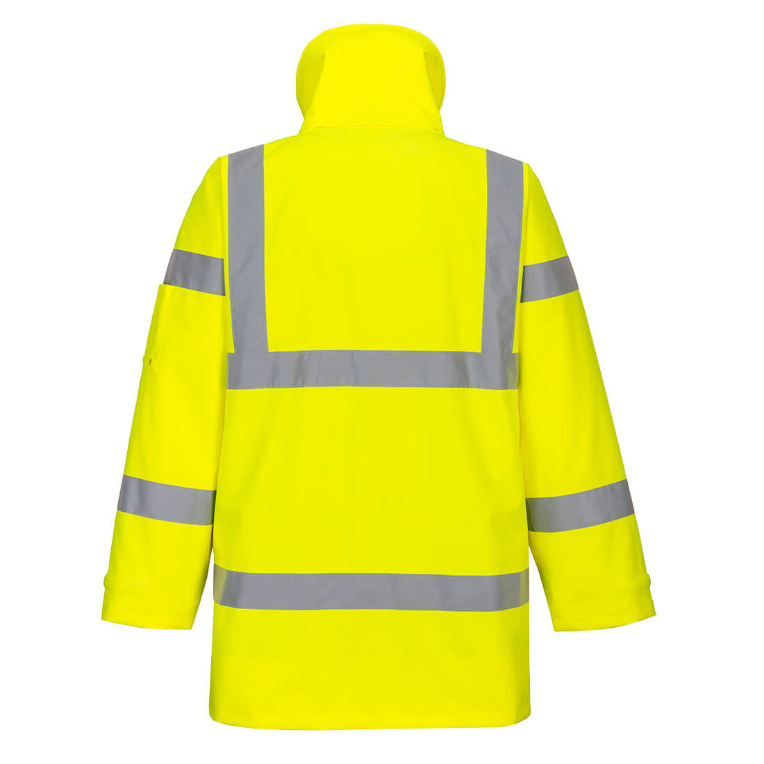 Portwest S590 Hi-Vis Extreme Rain Jacket - Yellow - Rear