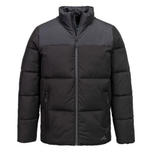 Portwest KX306 KX3 Insulated Baffle Jacket - Black - Front