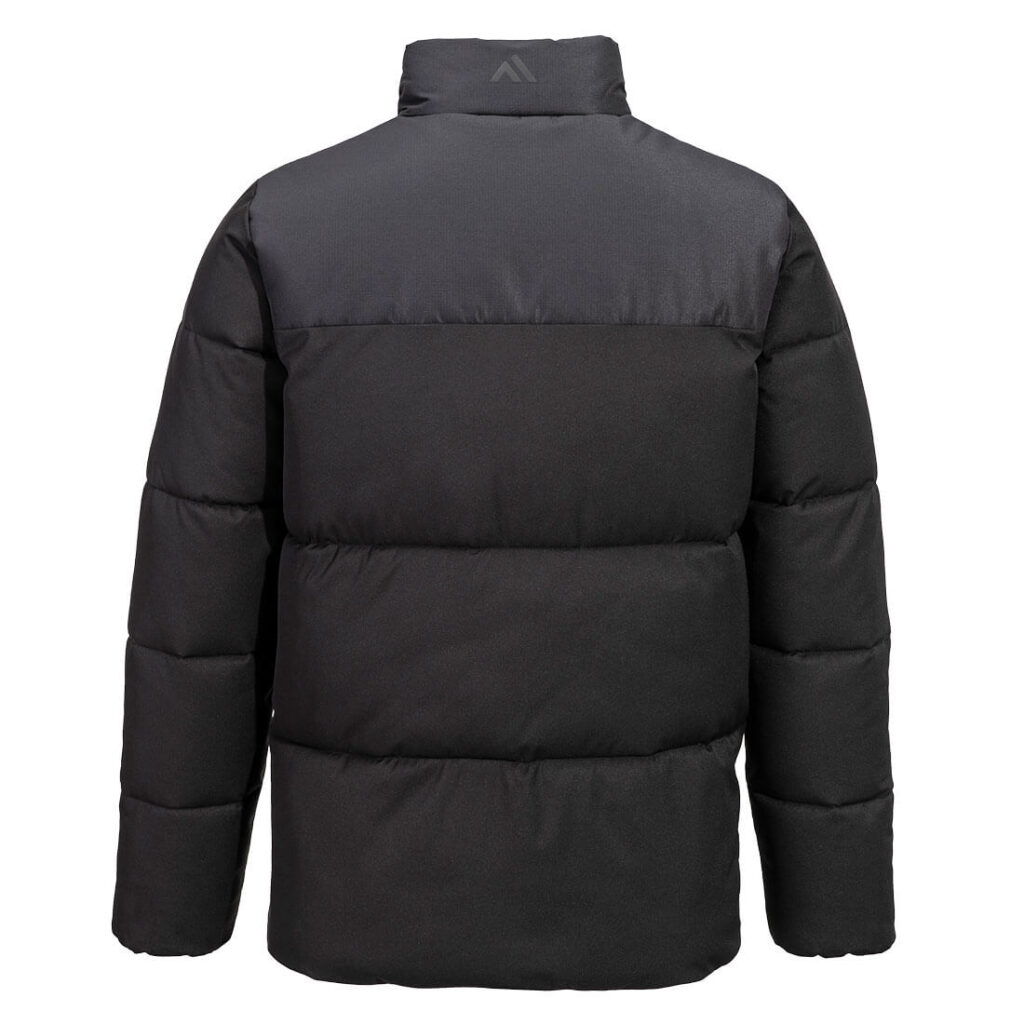 Portwest KX306 KX3 Insulated Baffle Jacket - Black - Rear