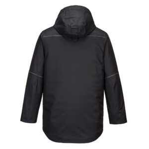 Portwest KX360 KX3 Parka Jacket - Black - Rear