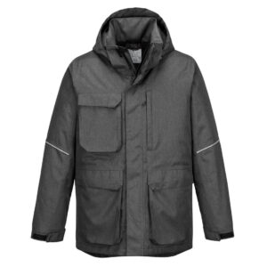 Portwest KX360 KX3 Parka Jacket - Grey - Front