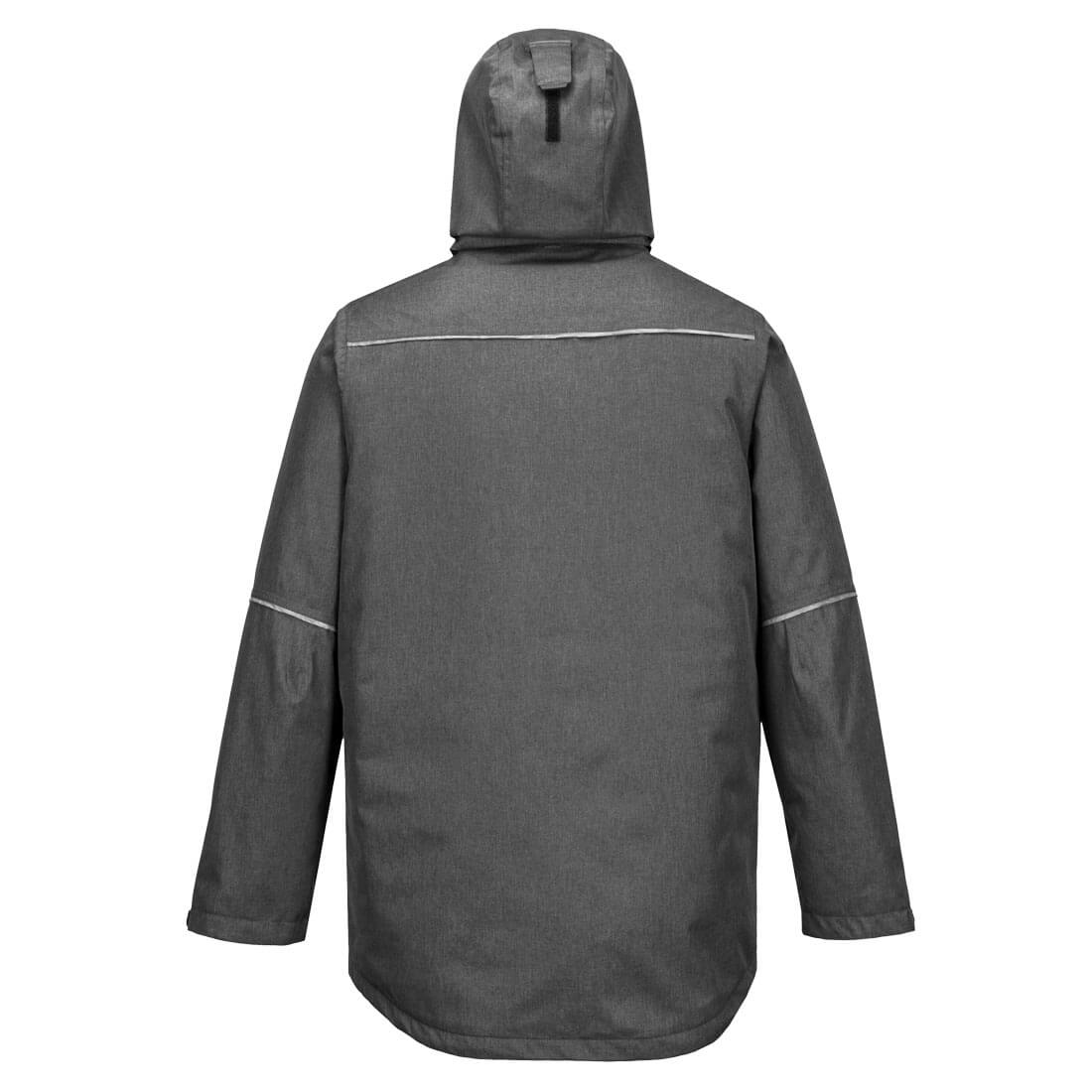 Portwest KX360 KX3 Parka Jacket - Grey - Rear