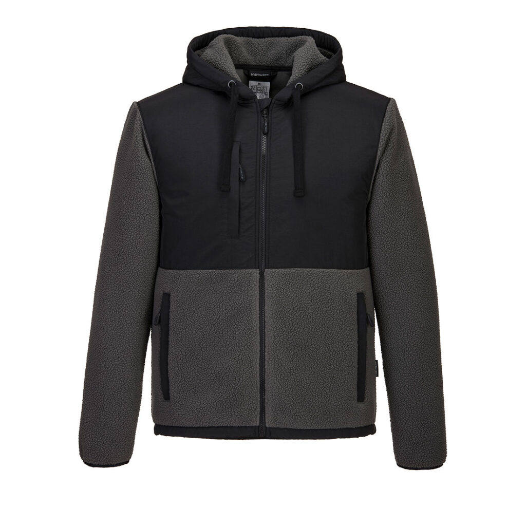 Portwest KX371 KX3 Borg Fleece - Grey - Front