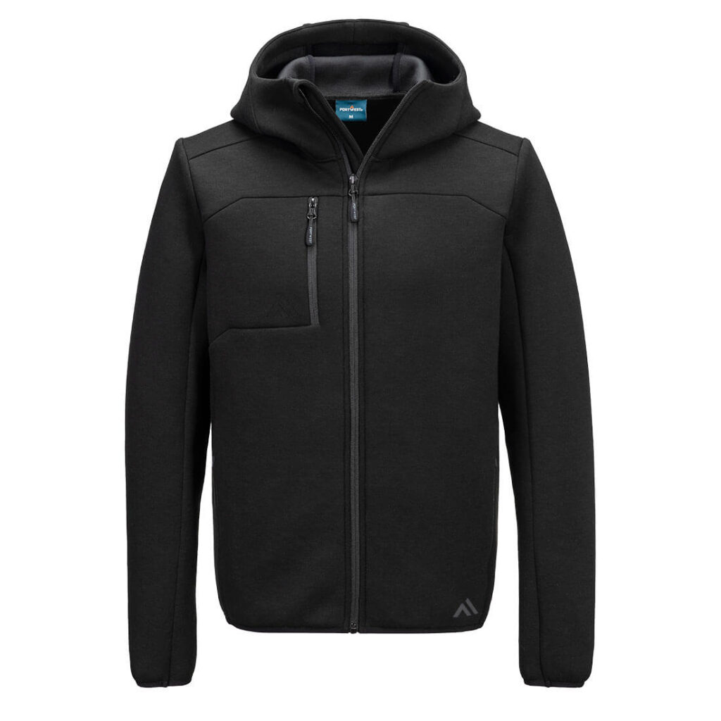 Portwest KX372 KX3 Tech Fleece - Black - Front