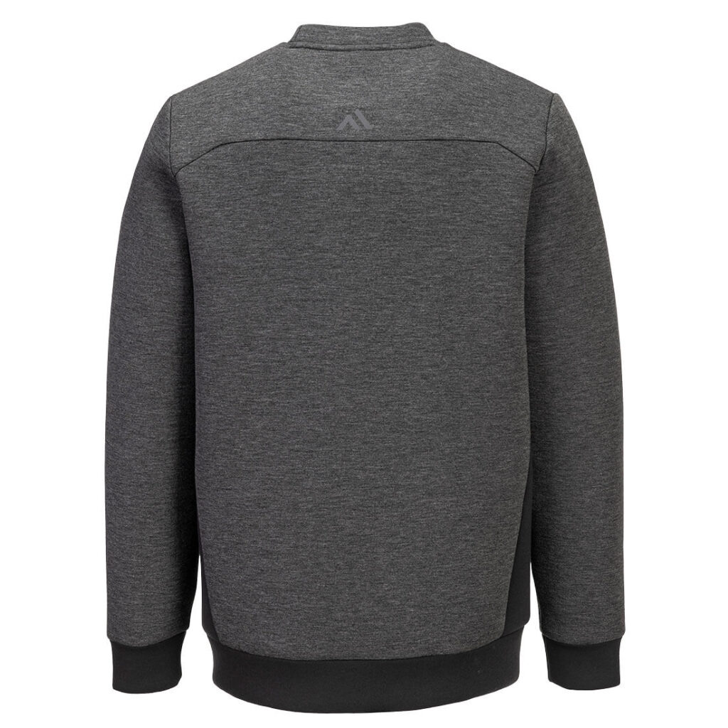 Portwest KX377 KX3 Tech Sweatshirt - Grey - Rear