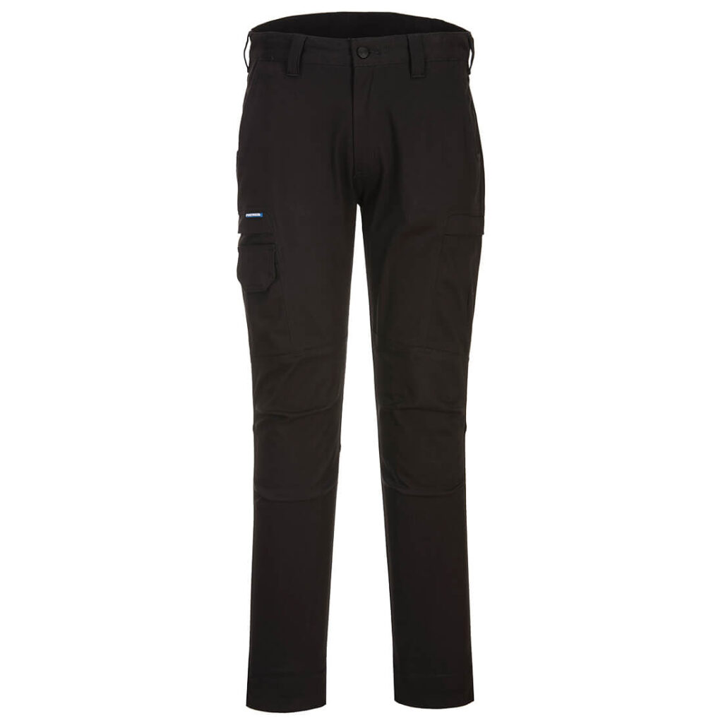 Portwest T801 KX3 Cargo Trousers - Black - Front