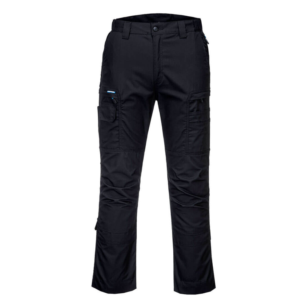 Portwest T802 KX3 Ripstop Trousers - Black - Front