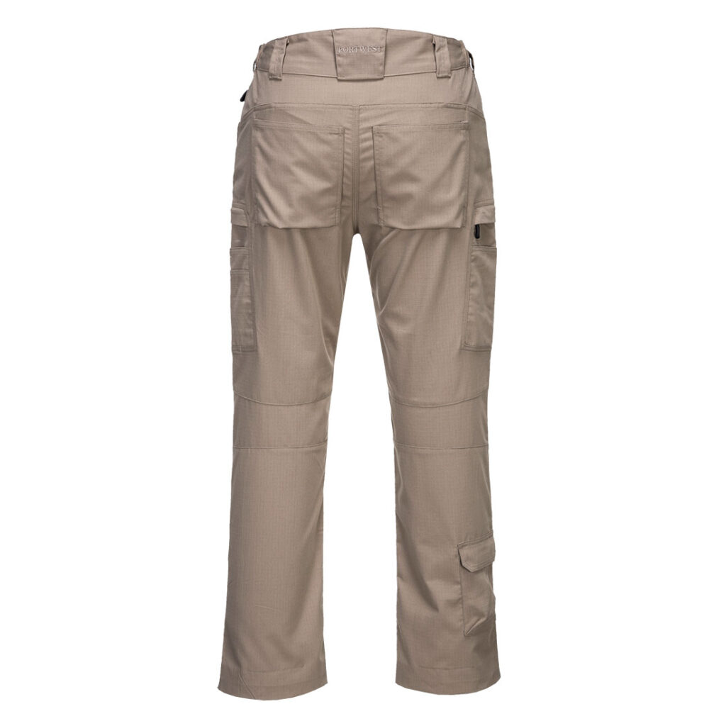 Portwest T802 KX3 Ripstop Trousers - Sand - Rear