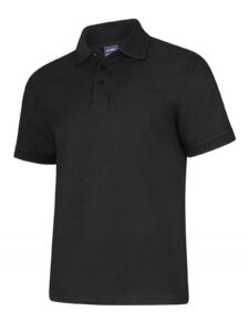 Uneek UC108 Deluxe Polo shirt - Black