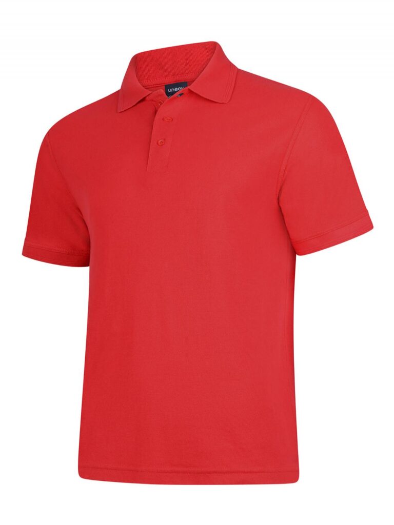 Uneek UC108 Deluxe Polo shirt - Red
