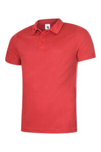 Uneek UC125 Mens Ultra Cool Polo Shirt - Red