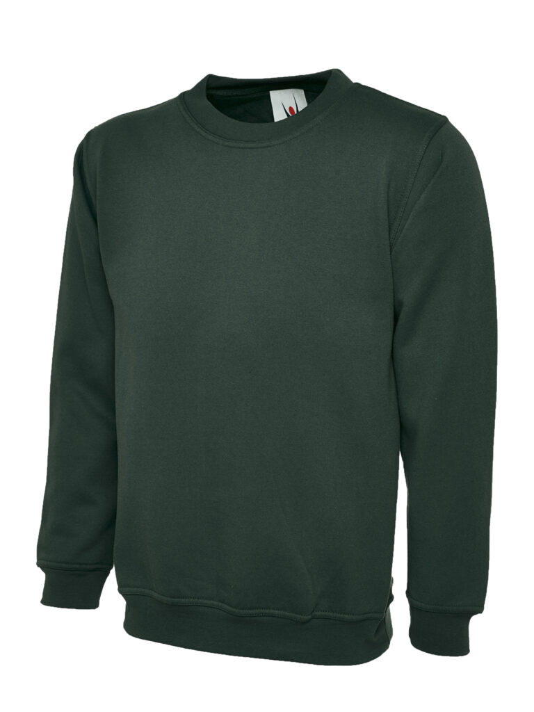 Uneek UC203 Classic Sweatshirt - Bottle Green