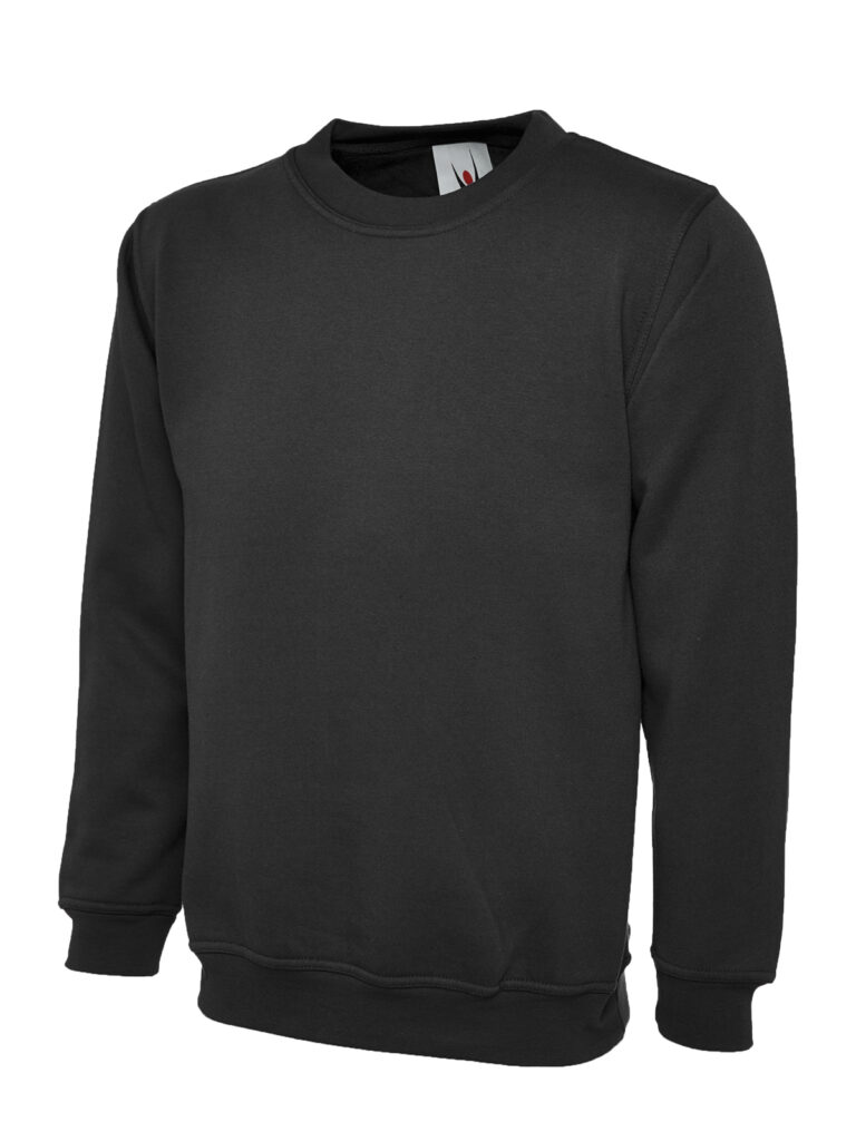 Uneek UC203 Classic Sweatshirt - Black