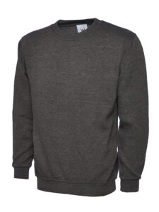 Uneek UC203 Classic Sweatshirt - Charcoal