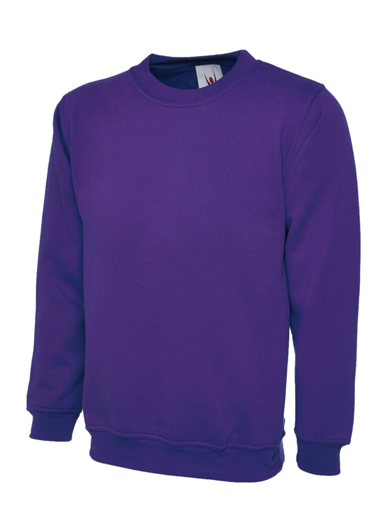 Uneek UC203 Classic Sweatshirt - Purple
