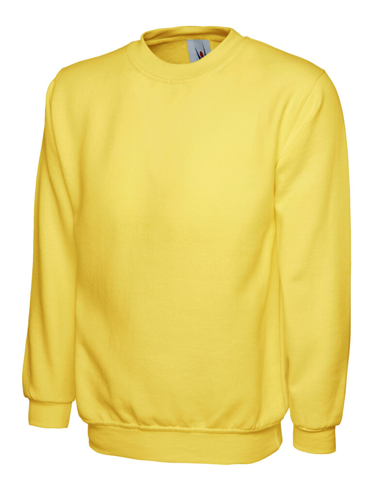 Uneek UC203 Classic Sweatshirt - Yellow