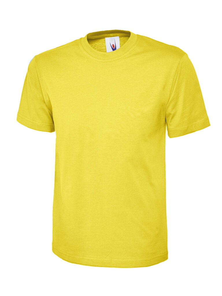 Uneek UC301 Classic T Shirt - Yellow