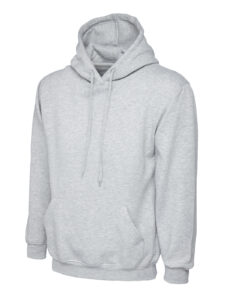 Uneek UC502 Classic Hooded Sweatshirt - Grey