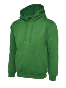 Uneek UC502 Classic Hooded Sweatshirt - Green