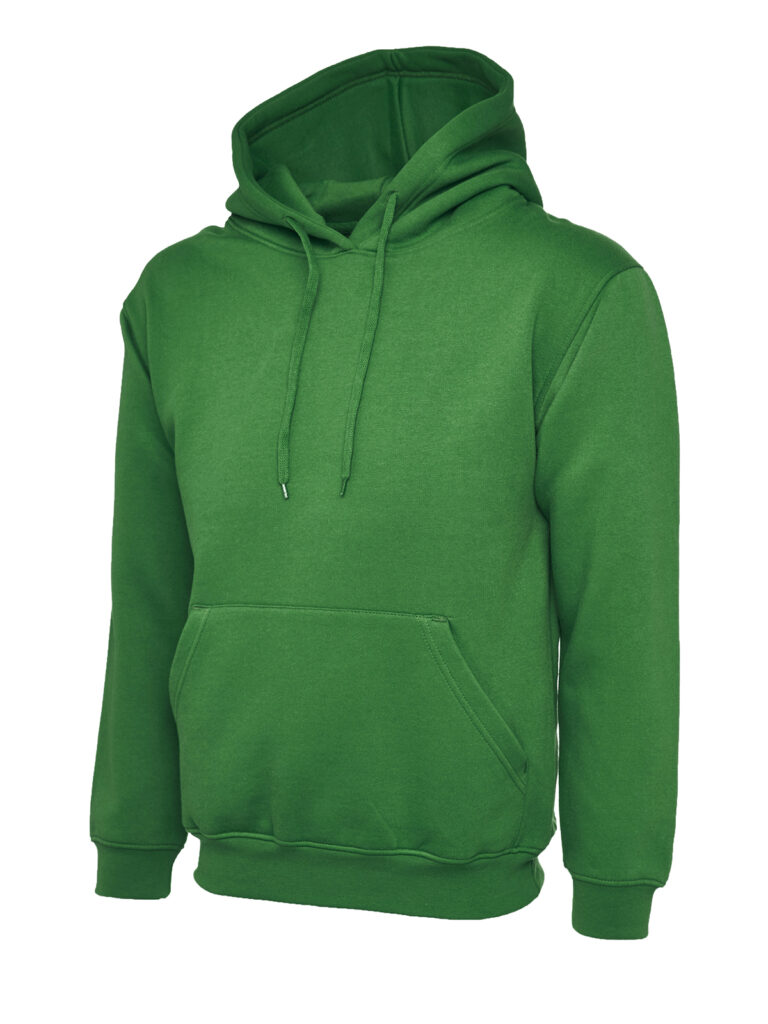 Uneek UC502 Classic Hooded Sweatshirt - Green