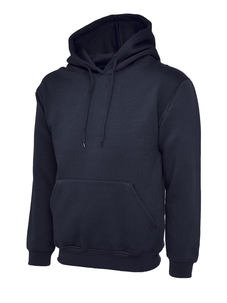 Uneek UC502 Classic Hooded Sweatshirt - Navy
