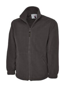 Uneek UC604 Classic Full Zip Fleece Jacket - Grey